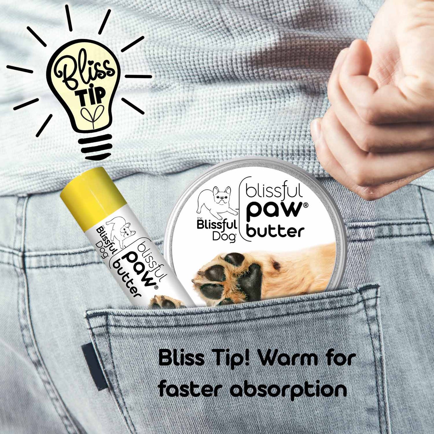 Blissful Paw® Butter Moisturizes Rough, Dry Paw Pads - Partner Brand