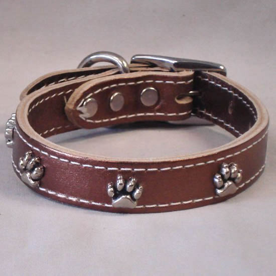 The Bronze Paw Print Ornament Collar.