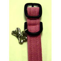 Detail of the buckle of the Ultrasuede Collar by Susan Lanci Designs.
