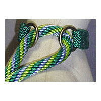 Extreme close up of the Twist Martingale Dog Walker.