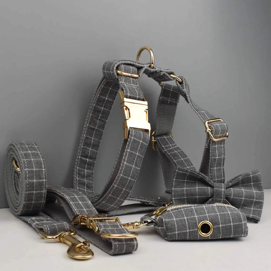Gray Plaid Set - Partner Brand