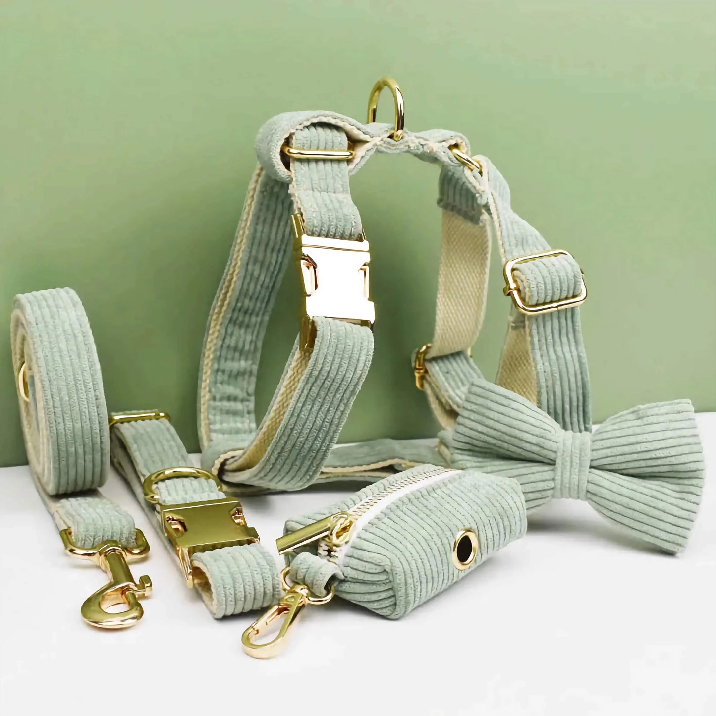Light Green Corduroy Set - Partner Brand