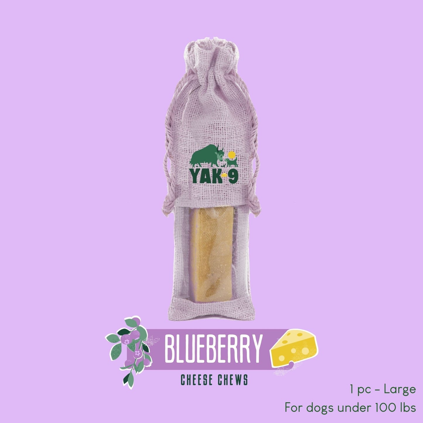 Blueberry Cheese Chews for Dogs - Partner Brand