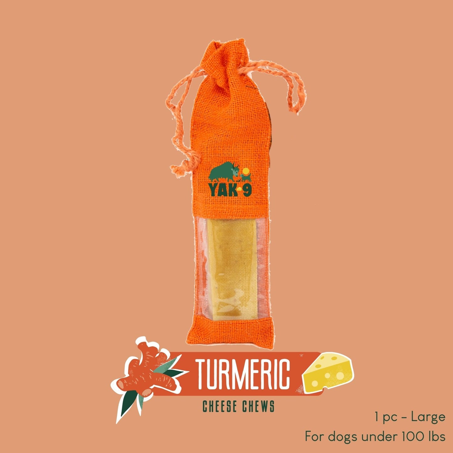 Turmeric Cheese Chews for Dogs - Partner Brand