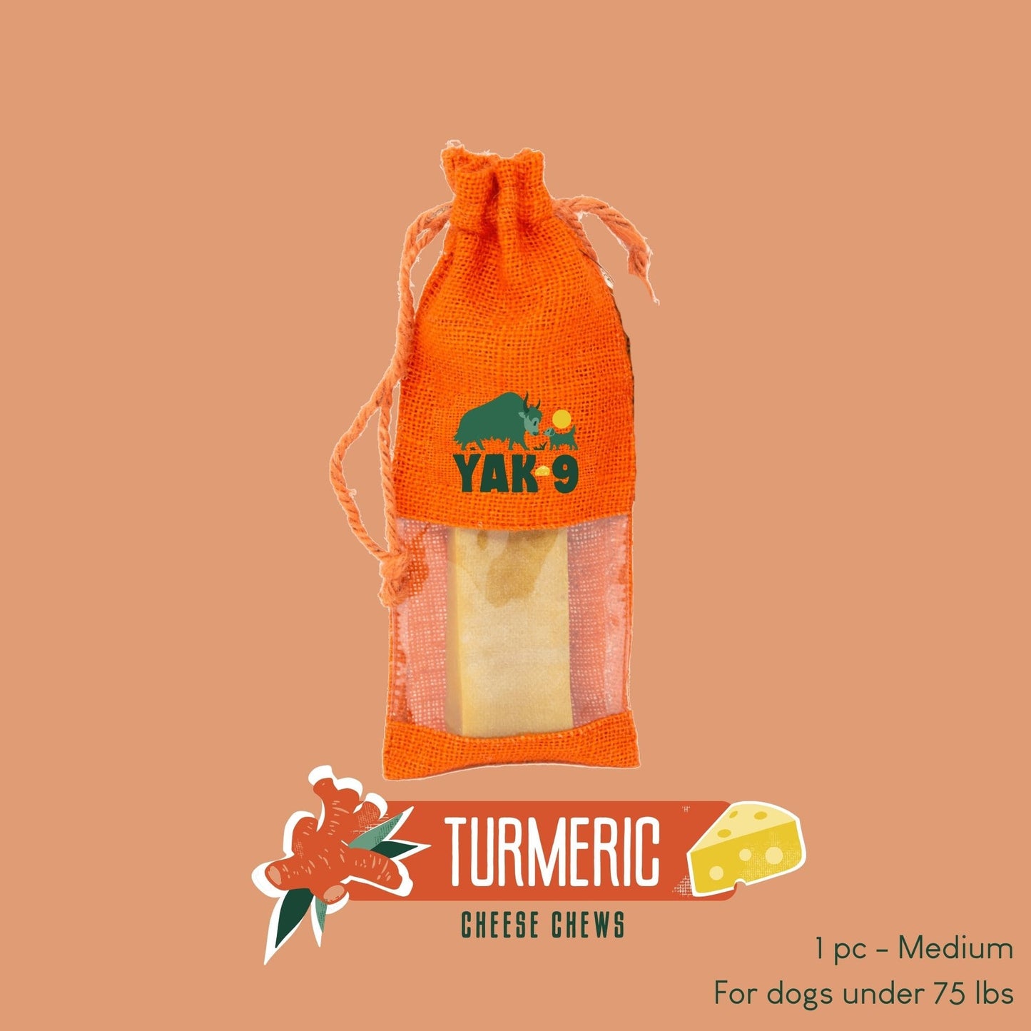 Turmeric Cheese Chews for Dogs - Partner Brand