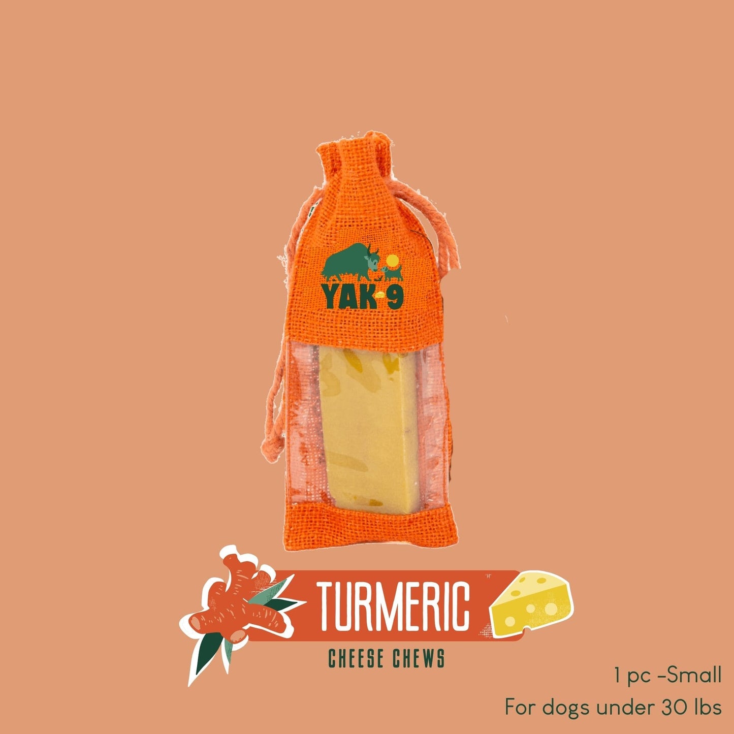 Turmeric Cheese Chews for Dogs - Partner Brand