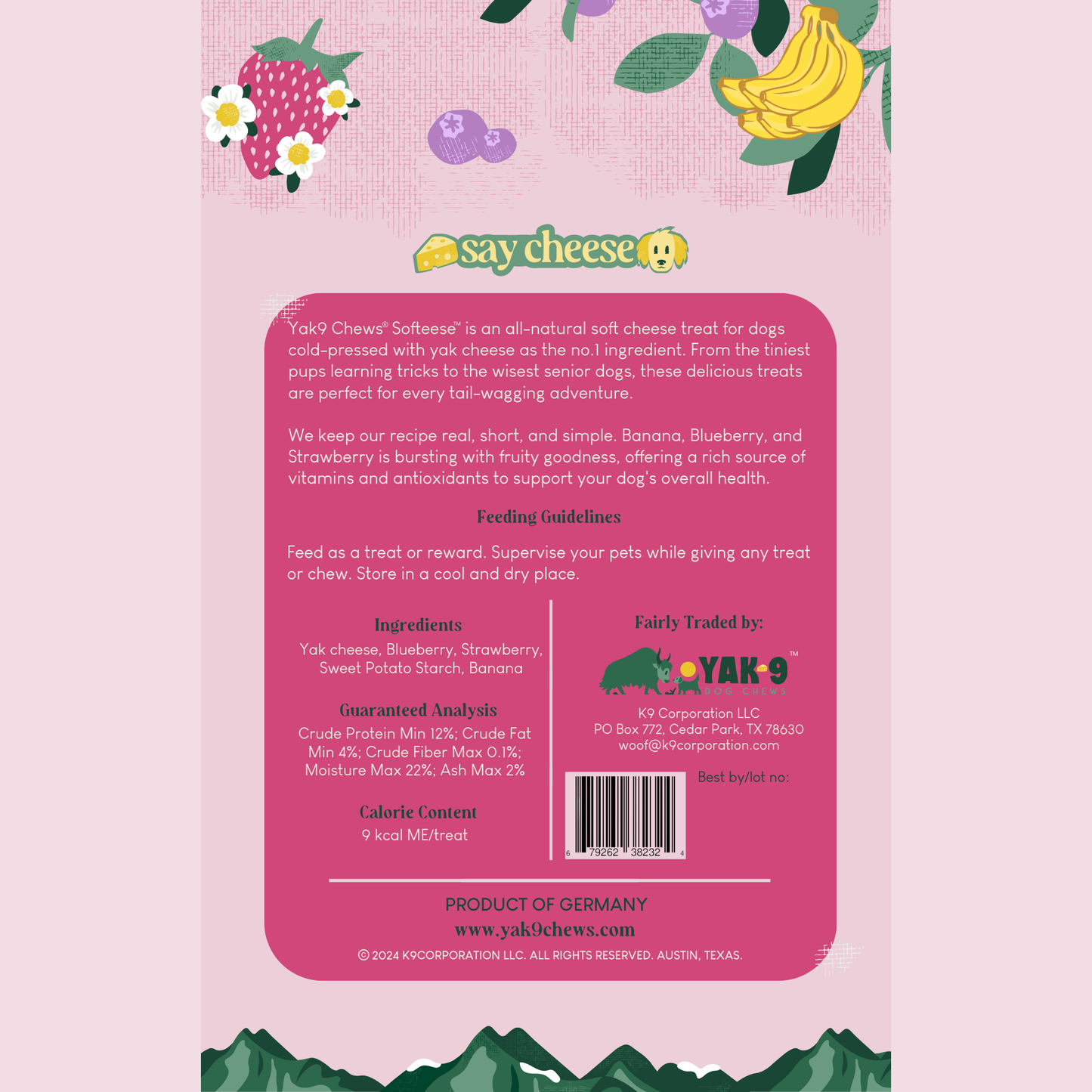 Yak9 Softeese – Cheese Bites for Dogs - Partner Brand