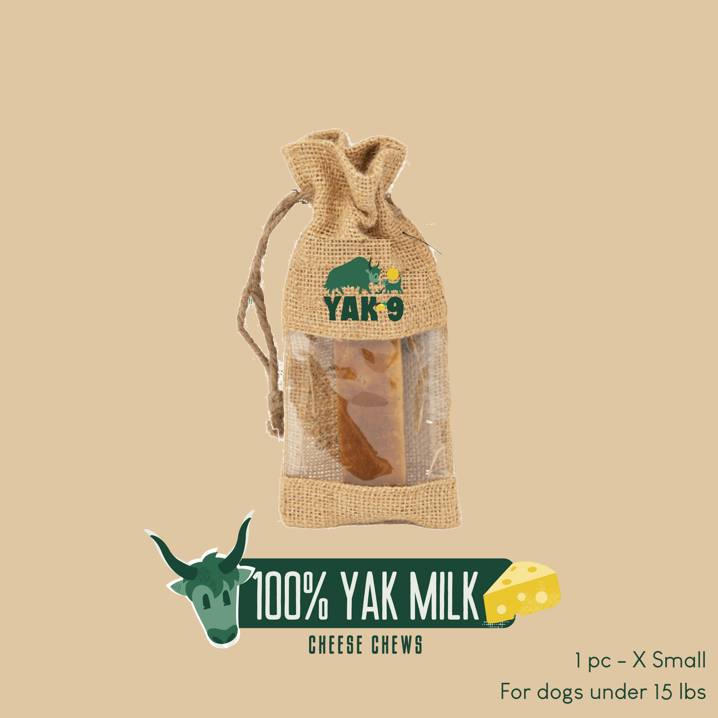 100% Yak Milk Chews for Dogs - Partner Brand