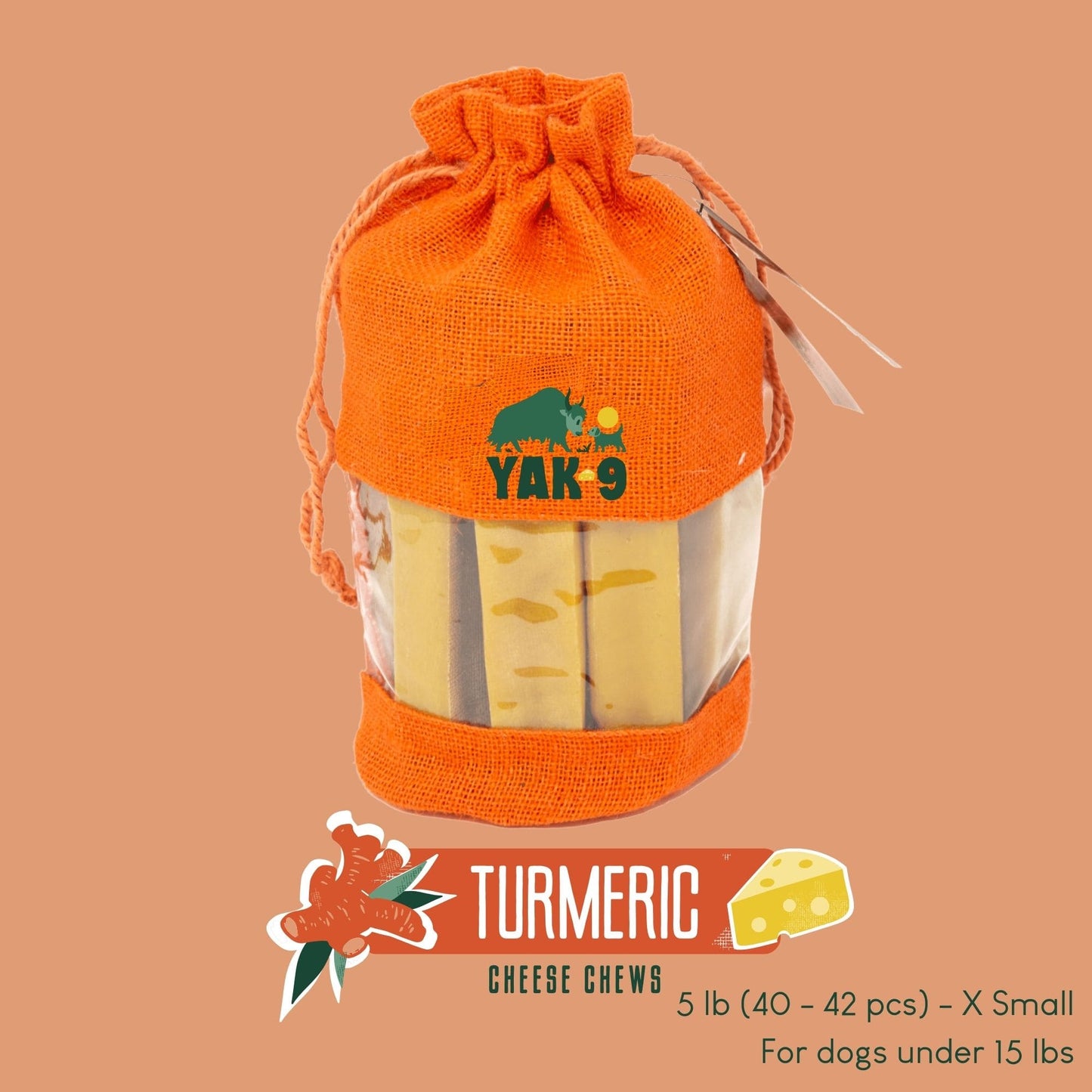Turmeric Cheese Chews for Dogs - Partner Brand