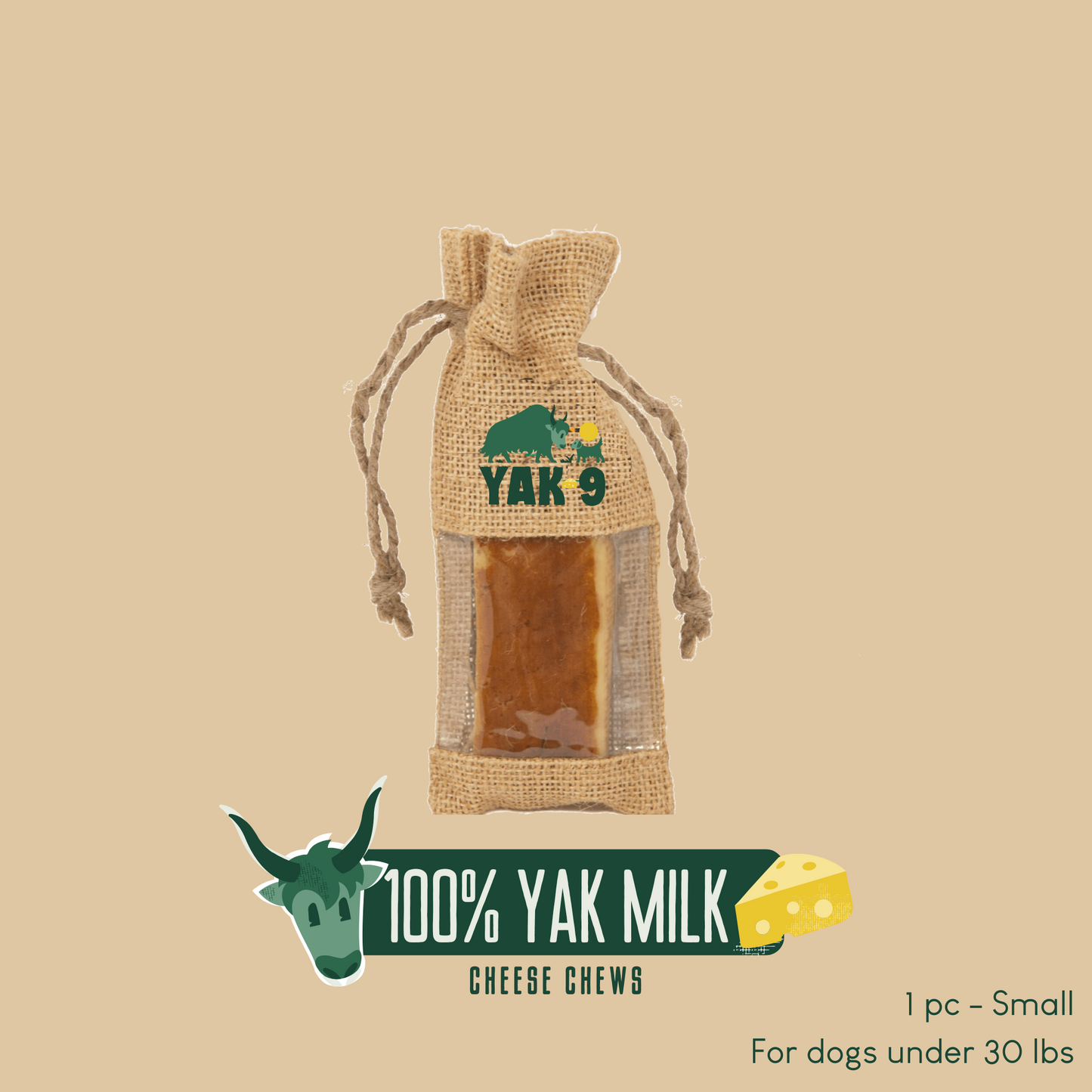 100% Yak Milk Chews for Dogs - Partner Brand