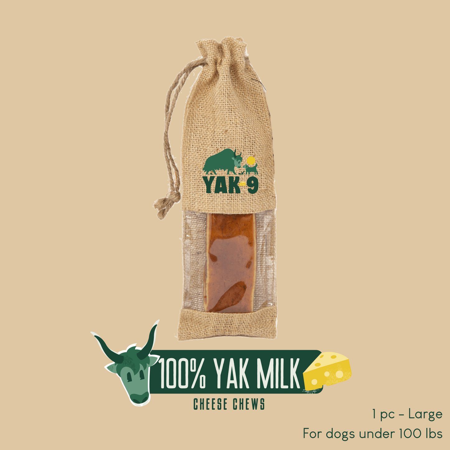 100% Yak Milk Chews for Dogs - Partner Brand