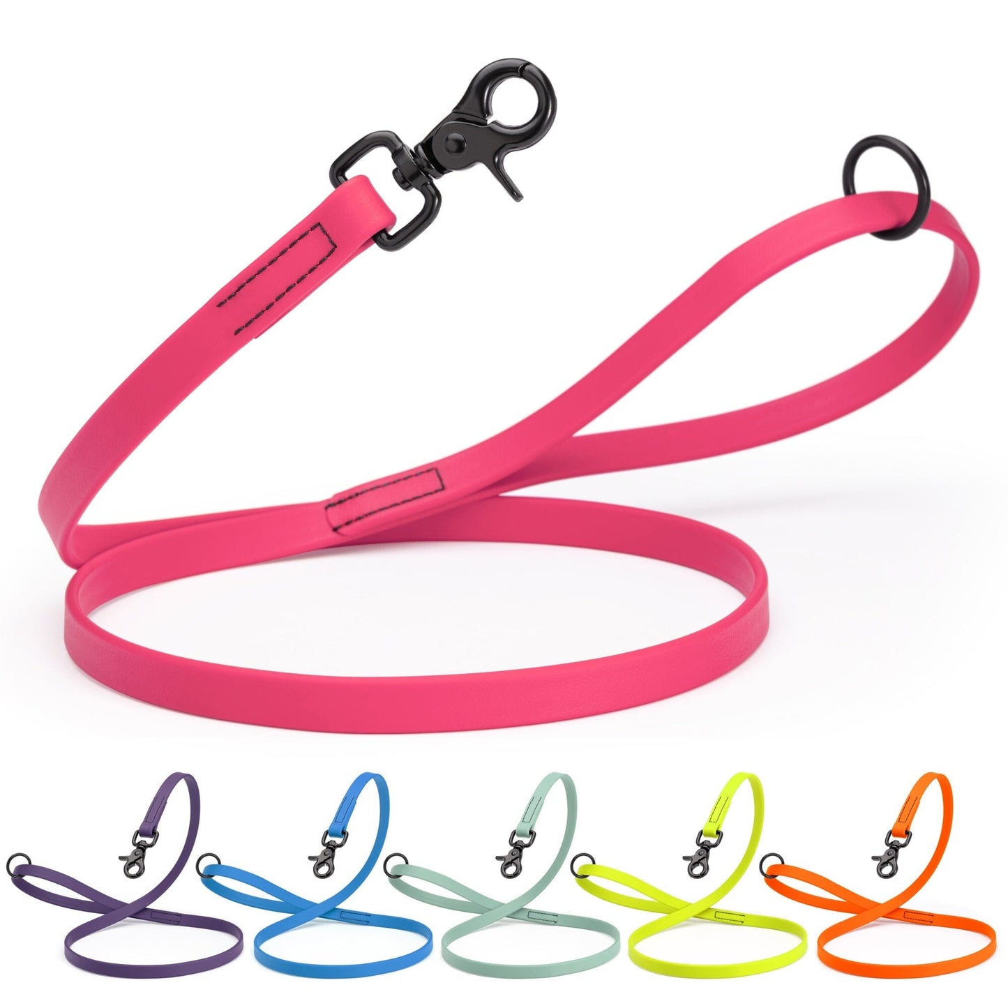 Biothane Dog Leash with Black Scissor Snap - Partner Brand