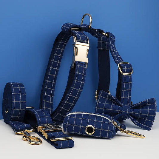 Plaid Dark Blue Set - Partner Brand