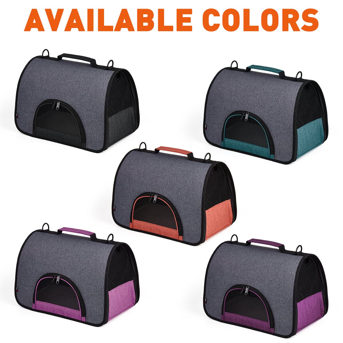 Dual Color Collapsible Pet Carrier - Partner Brand