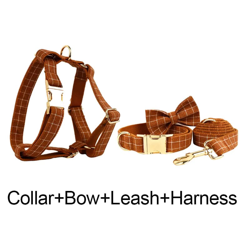 Classic Brown Plaid Set - Partner Brand