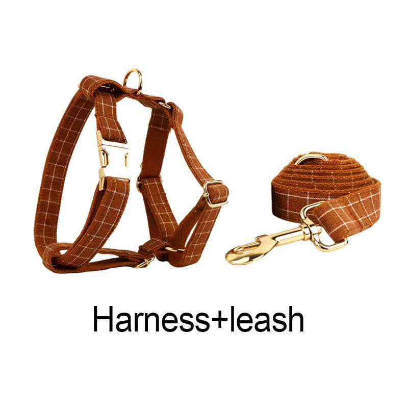 Classic Brown Plaid Set - Partner Brand