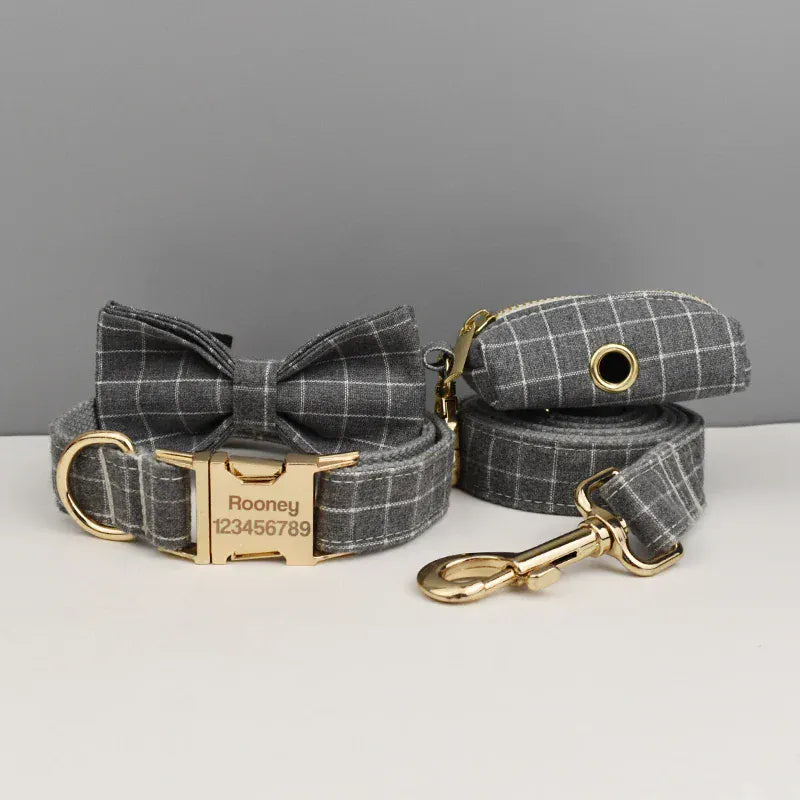 Gray Plaid Set - Partner Brand