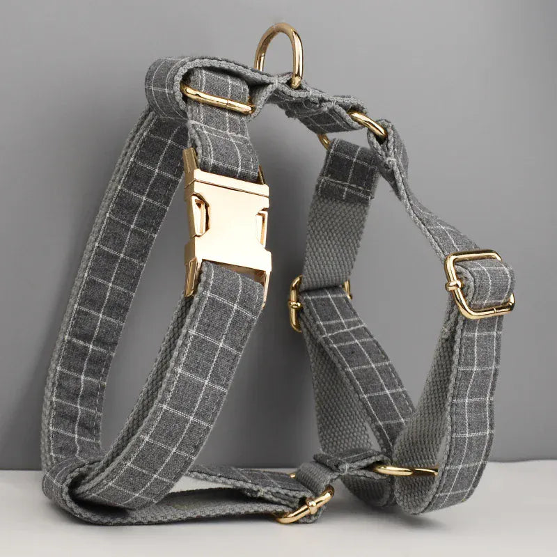 Gray Plaid Set - Partner Brand