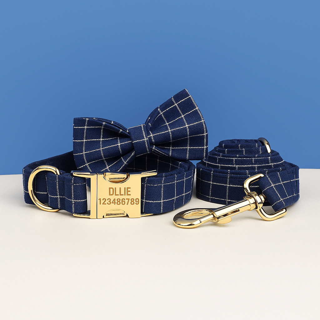 Plaid Dark Blue Set - Partner Brand