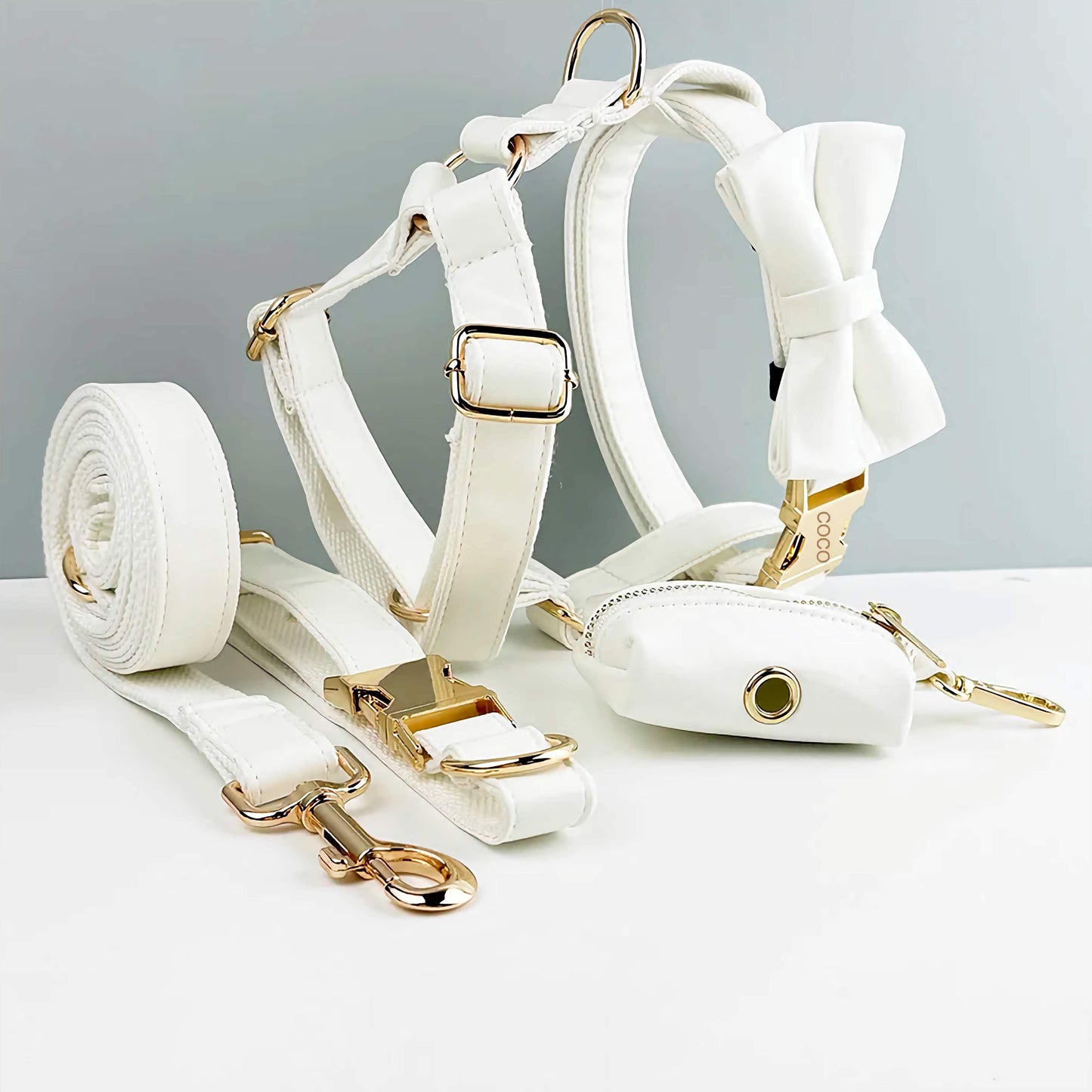 White Leather Set - Partner Brand