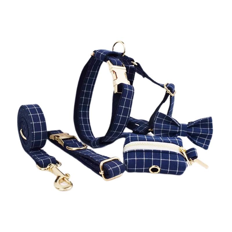 Plaid Dark Blue Set - Partner Brand