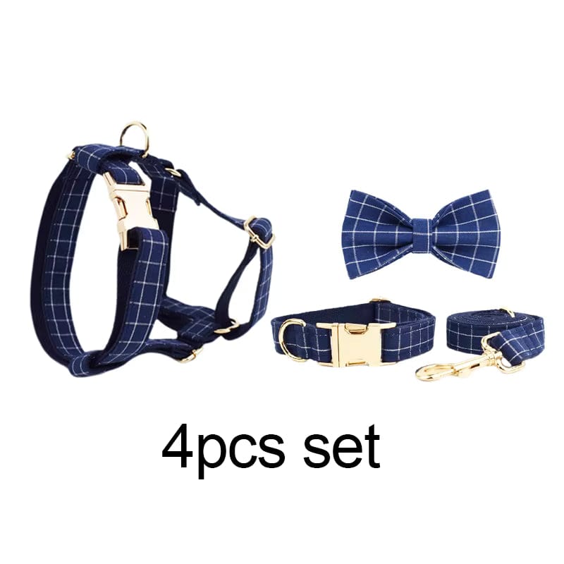 Plaid Dark Blue Set - Partner Brand
