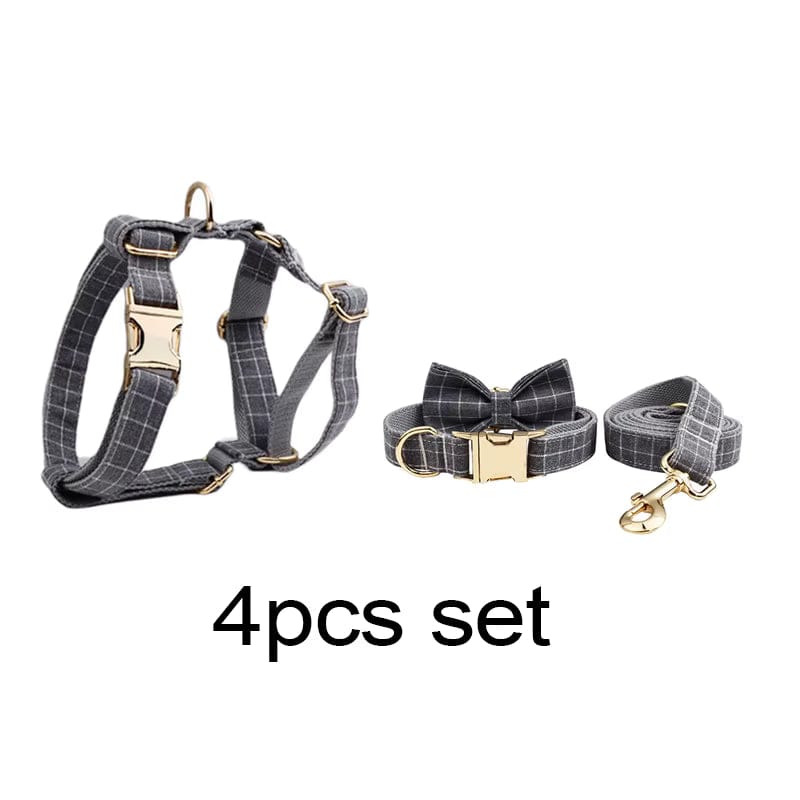 Gray Plaid Set - Partner Brand