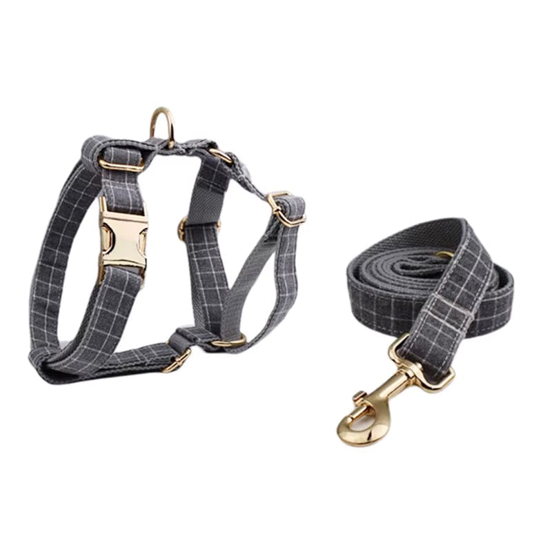 Gray Plaid Set - Partner Brand