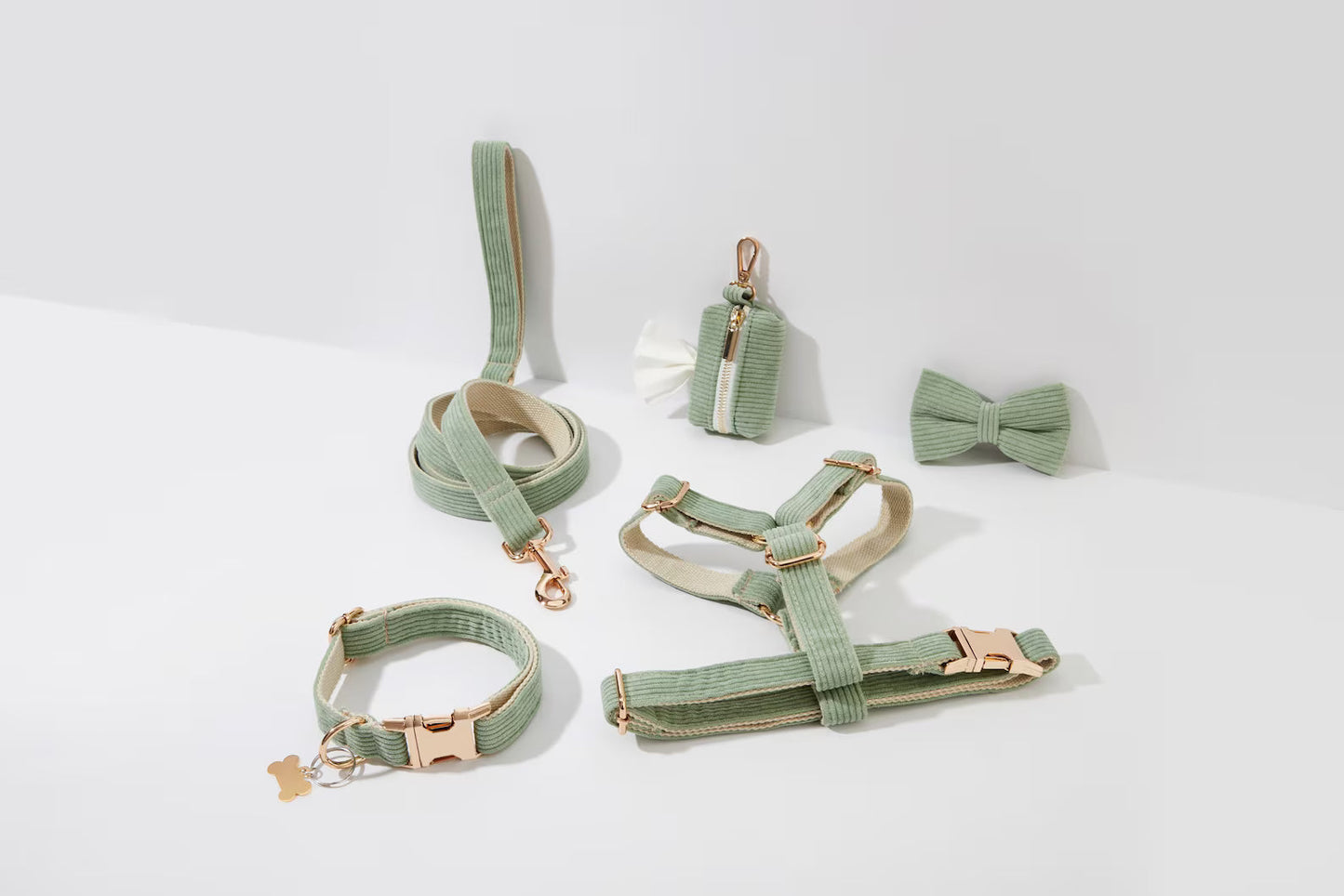 Light Green Corduroy Set - Partner Brand