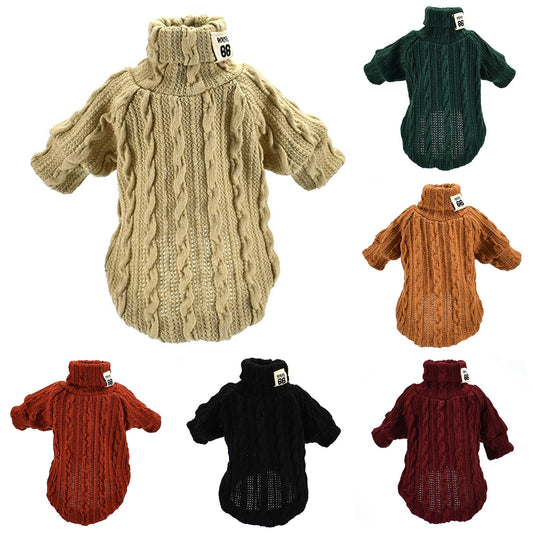 Winter Warm Knitted Turtleneck Sweater - Partner Brand
