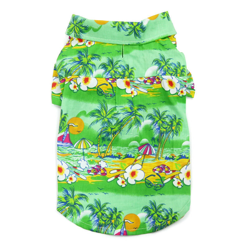 Tropical Island Shirt Green - Partner Brand