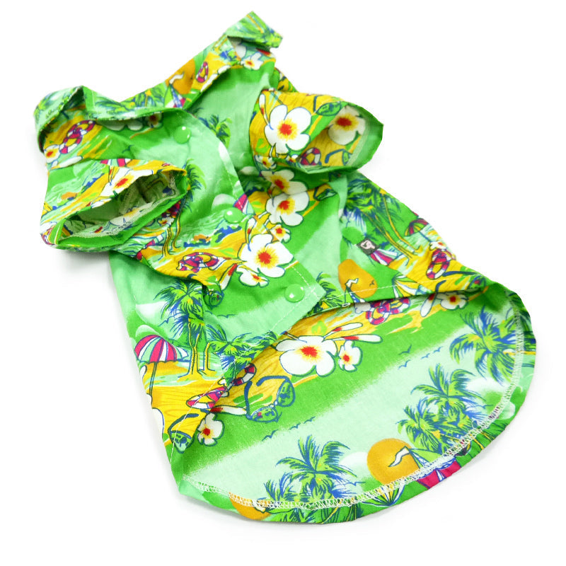 Tropical Island Shirt Green - Partner Brand