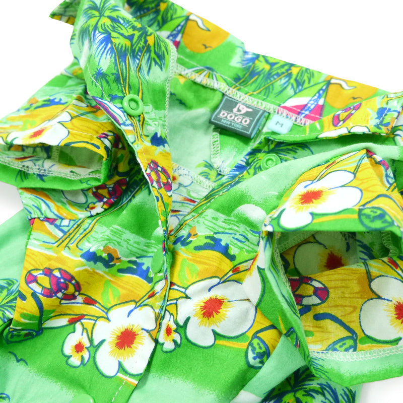 Tropical Island Shirt Green - Partner Brand
