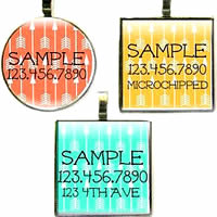 Tribal Arrow Dog ID Tag by Sofa City Sweethearts